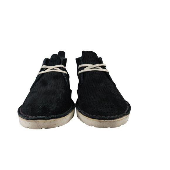 Clarks Shoes Womens 8.5 Desert Boot Chukka Leather Originals Black Mid Sneaker - Picture 5 of 16